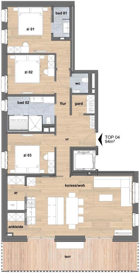 Apartmenthaus A24 Schruns Exterior foto